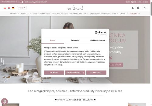So linen! Monika Różańska Nina Wojciechowska s.c.